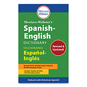 Merriam Webster Spanish-English Dictionary, Paperback, 928 Pages (MER2987)