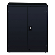 Alera Economy Assembled Storage Cabinets, 3 Shelves, 36" x 18" x 42", Black (ALEHCM4218BK)