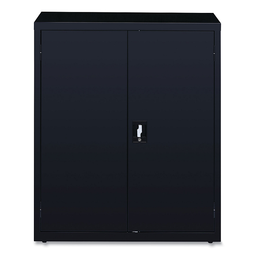 Alera Economy Assembled Storage Cabinets, 3 Shelves, 36" x 18" x 42", Black (ALEHCM4218BK)