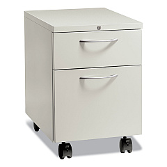 HON Flagship Mobile Pedestal, Left or Right, 2-Drawer: Box/File, Letter, Loft, 15 x 22.88 x 22 (HON15923ALLOFT)