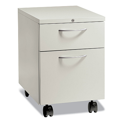 HON Flagship Mobile Pedestal, Left or Right, 2-Drawer: Box/File, Letter, Loft, 15 x 22.88 x 22 (HON15923ALLOFT)
