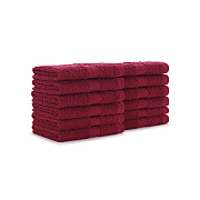 True Color Washcloth 12x12 Bugundy, Case Of 300 (WASH-BURGUNDY)