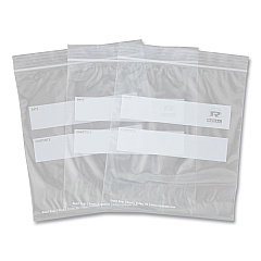AmerCareRoyal Zipper Bags, Quart, 7" x 7.99", Clear, 500/Carton (RPPZBQ78)
