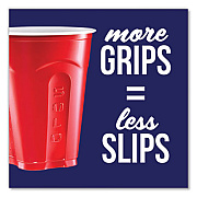 Solo Squared Plastic Party Cups, 18 oz, Red, 240/Carton (SCCSQ182020004)