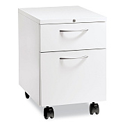 HON Flagship Mobile Pedestal, Left/Right, 2-Drawer: Box/File, Letter, White, 15 x 22.88 x 22 (HON15923ALPJW)