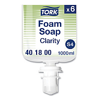 Tork Clarity Hand Soap Refill, Unscented, 1 L, 6/Carton (TRK401800)