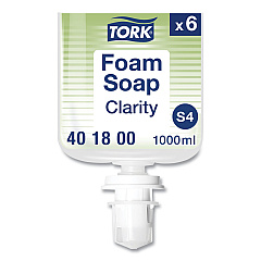 Tork Clarity Hand Soap Refill, Unscented, 1 L, 6/Carton (TRK401800)