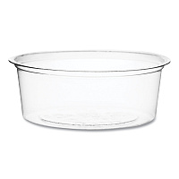 Vegware Portion Pots, Compostable, 2 oz, Clear, 2,000/Carton (VEGCF7057)