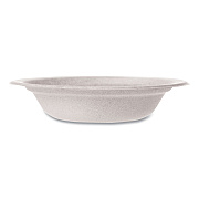 Vegware Nourish Molded Fiber Tableware, Compostable, Bowl, 12 oz, White, 1,000/Carton (VEGWH12B)