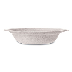 Vegware Nourish Molded Fiber Tableware, Compostable, Bowl, 12 oz, White, 1,000/Carton (VEGWH12B)