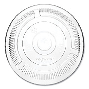 Vegware 96 Series Cold Cup Lids, Compostable, Fits 96-Series Cups,1,000/Carton (VEGC96FCH)