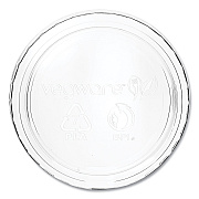 Vegware Portion Pot Lids, Compostable, Fits 2 oz to 4 oz Portion Pots, Clear, 2,000/Carton (VEGCF736)