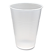 Fabri-Kal RK Ribbed Cold Drink Cups, 10 oz, Clear, 100/Sleeve, 25 Sleeves/Carton (FABRK10)