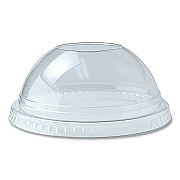Fabri-Kal Kal-Clear/Nexclear Drink Cup Lids, Dome Lid with 1" Hole, Fits 12 to 20 oz Cold Cups, Clear, 1,000/Carton (FABDLKC1220)