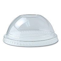 Fabri-Kal Kal-Clear/Nexclear Drink Cup Lids, Dome Lid with 1" Hole, Fits 12 to 20 oz Cold Cups, Clear, 1,000/Carton (FABDLKC1220)