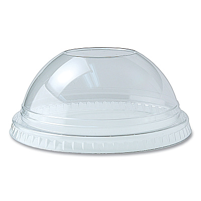 Fabri-Kal Kal-Clear/Nexclear Drink Cup Lids, Dome Lid with 1" Hole, Fits 12 to 20 oz Cold Cups, Clear, 1,000/Carton (FABDLKC1220)