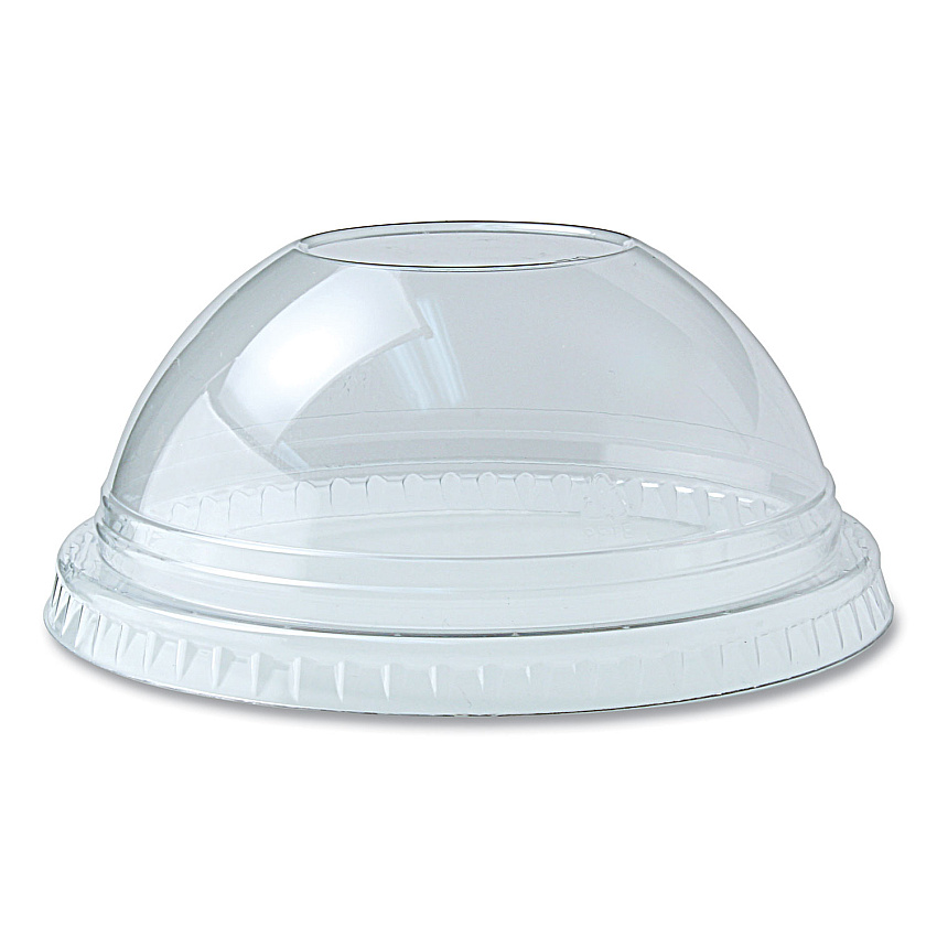 Fabri-Kal Kal-Clear/Nexclear Drink Cup Lids, Dome Lid with 1" Hole, Fits 12 to 20 oz Cold Cups, Clear, 1,000/Carton (FABDLKC1220)