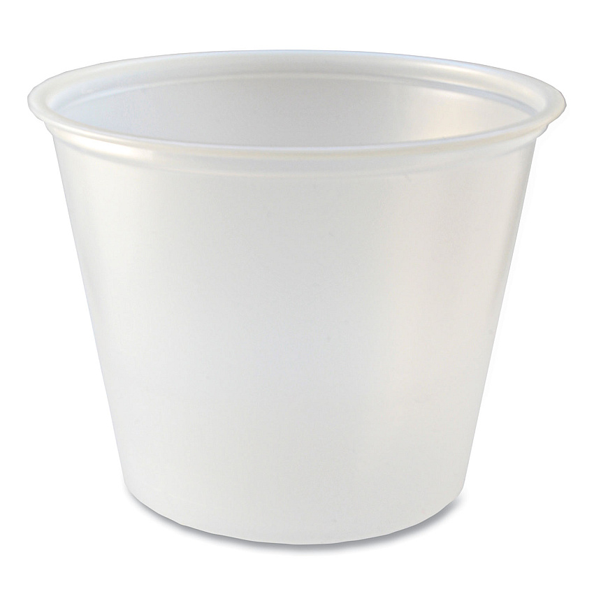Fabri-Kal Portion Cups, 5.5 oz, Translucent, 125/Sleeve, 20 Sleeve/Carton (FABPC550)