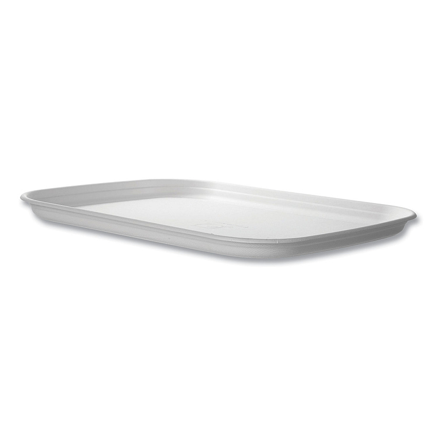 Eco-Products Regalia Renewable Sugarcane Tray, 13 x 17 x 1.3, White, 100/Carton (ECOEPSCTR1317)