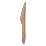 Eco-Products Wood Cutlery, Knife, Natural, 500/Carton (ECOEPS211W)