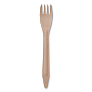 Eco-Products Wood Cutlery, Fork, Natural, 500/Carton (ECOEPS212W)