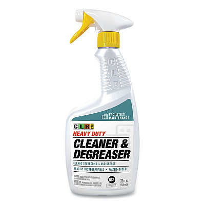 CLR PRO Heavy Duty Cleaner and Degreaser, 32 oz Spray Bottle, 6/Carton (JELFMHDCD326PRO)