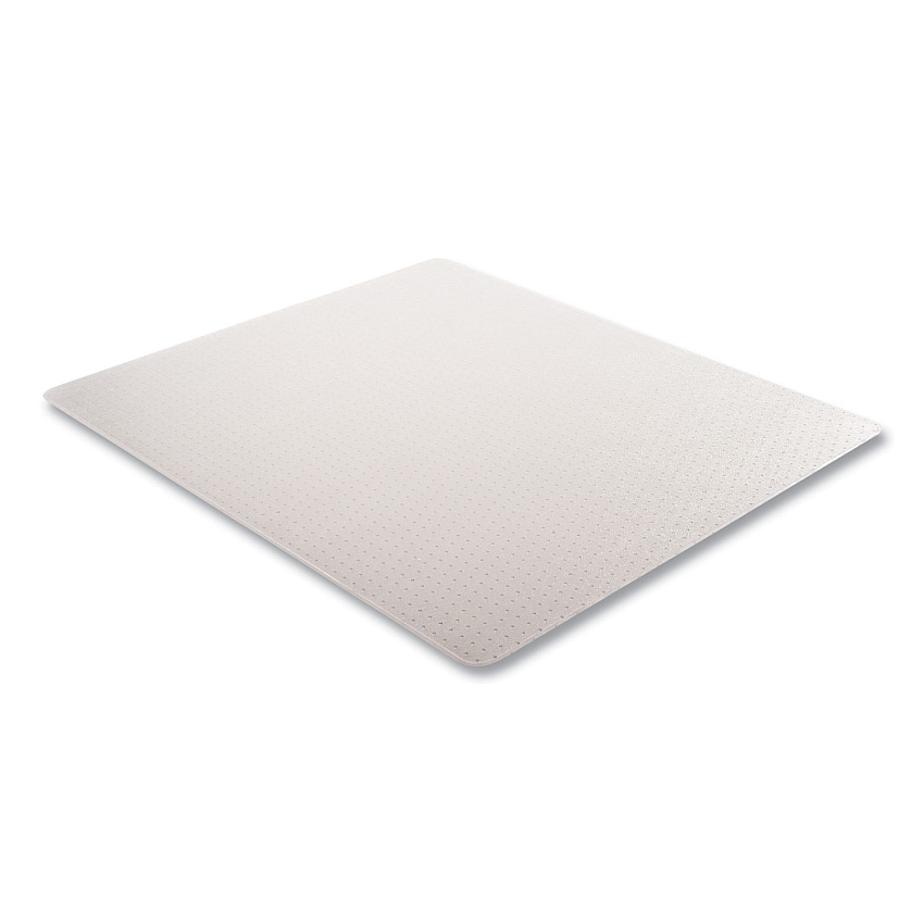 deflecto DuraMat Moderate Use Chair Mat for Low Pile Carpeting, Rectangular, 46 x 60, Clear, 50/Pallet (DEFCM13443FB50)