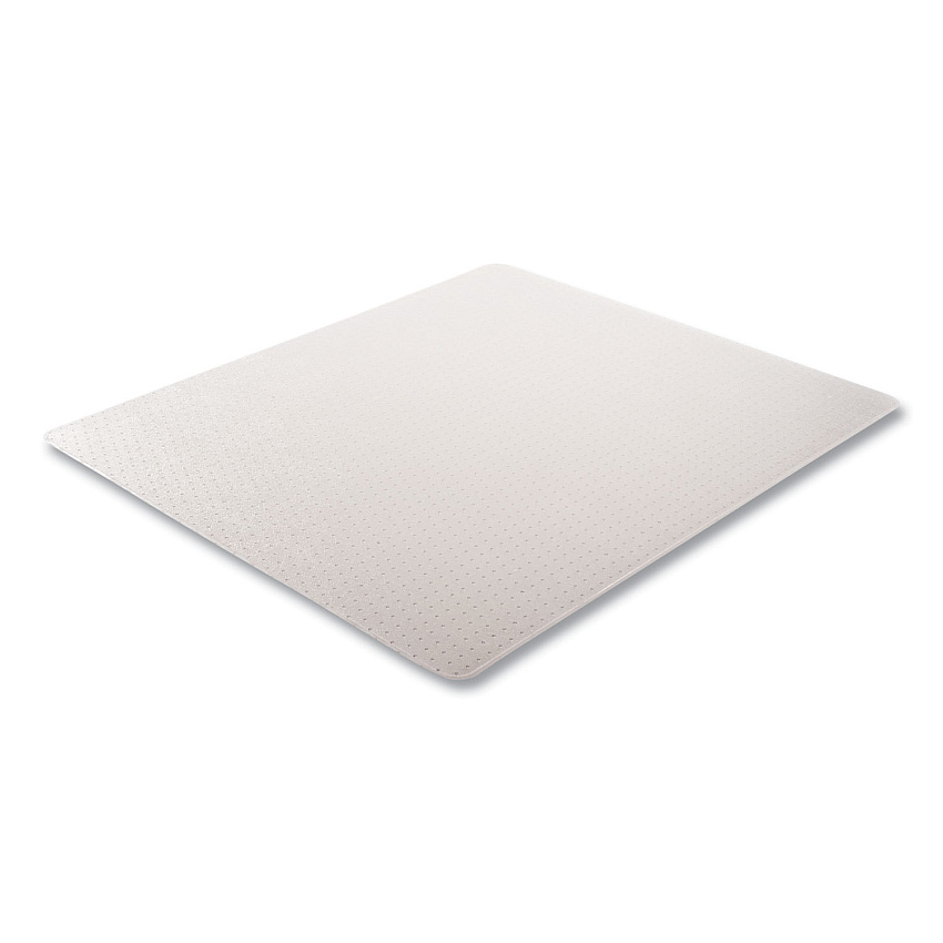 deflecto DuraMat Moderate Use Chair Mat for Low Pile Carpeting, Rectangular, 46 x 60, Clear, 25/Pallet (DEFCM13443FB25)