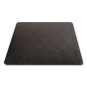 deflecto EconoMat Carpet Chair Mat, Rectangular, 46 x 60, Black (DEFCM11442FBCOM)