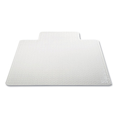 deflecto DuraMat Moderate Use Chair Mat for Low Pile Carpeting, Lipped, 36 x 48, Clear, 50/Pallet (DEFCM13113B50)