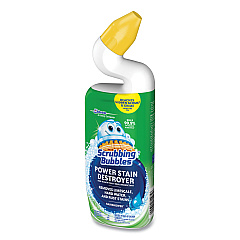 Scrubbing Bubbles Power Stain Destroyer Toilet Bowl Disinfectant, Rainshower Scent, 24 oz Bottle (SJN309110EA)