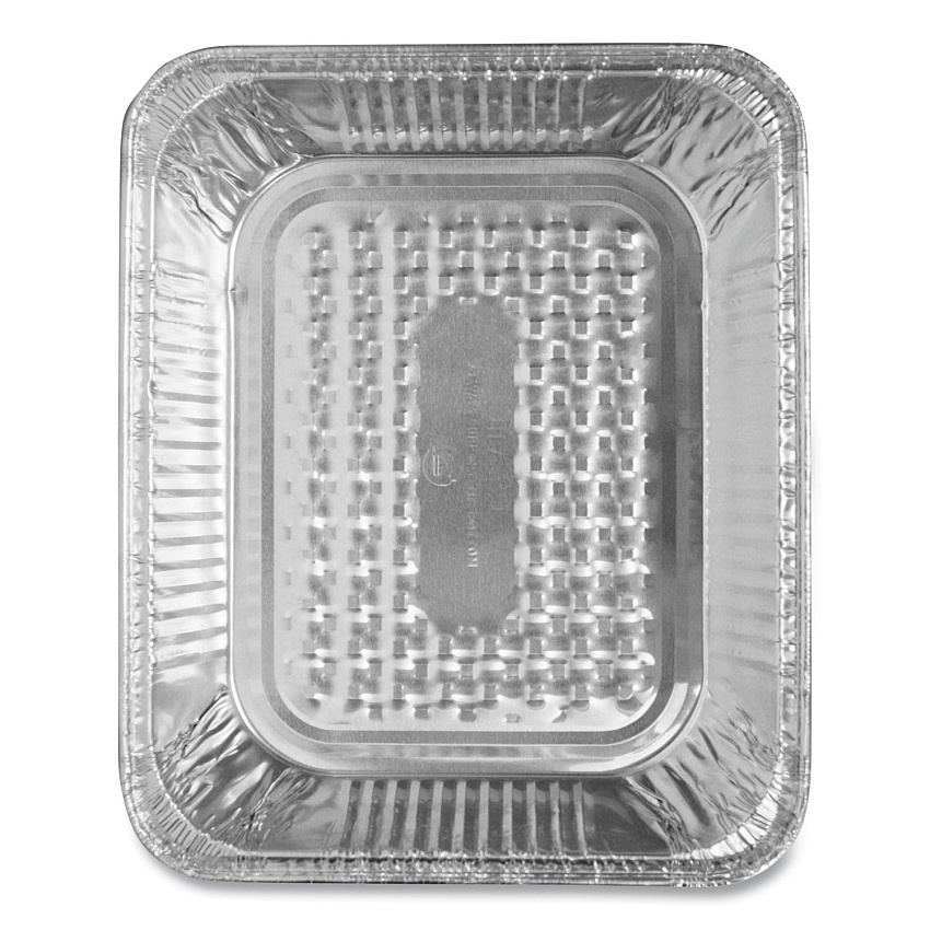HFA JIF-FOIL Half-Steam Table Pan, Half Size Medium, 2.19" Deep, 10.38 x 12.75, 100/Carton (HFA8450)