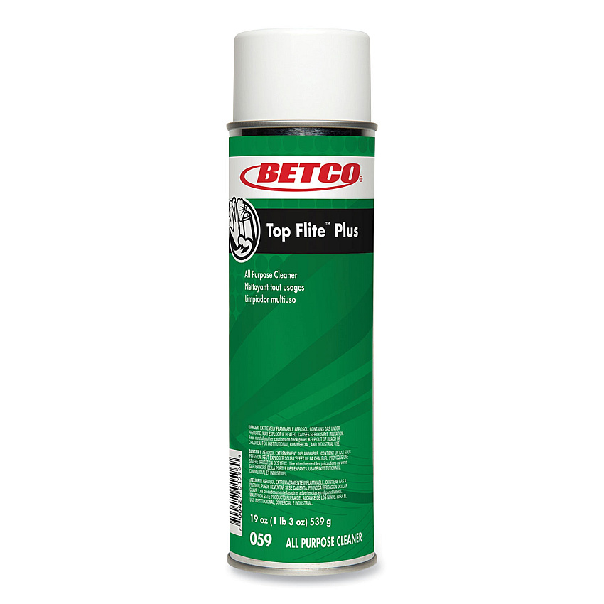 Betco Top Flite Plus All-Purpose Cleaner, 19 oz Aerosol Can, 12/Carton (BET0592300)