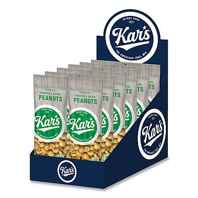 Kar's Peanuts, Salted, 2.5 oz Packet, 12/Box (OFXSN08237)