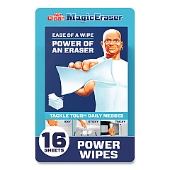 Mr. Clean Magic Eraser Sheets, 3.5 x 5.8, 0.03" Thick, White, 16 Sheets/Pack, 4 Packs/Carton (PGC02515)