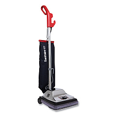 Sanitaire TRADITION QuietClean Upright Vacuum SC889A, 12" Cleaning Path, Gray/Red/Black (EURSC889D)