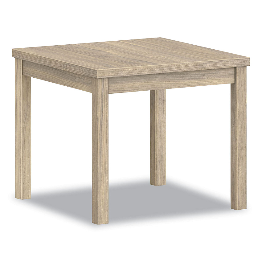 HON 80000 Laminate Occasional End Table, Rectangular, 24w x 20d x 20h, Kingswood Walnut (HON80193LKI1)