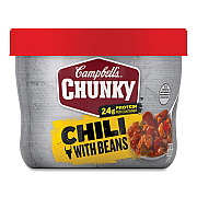 Campbells Chunky Chili with Beans, 15.25 oz Bowl, 8/Carton (GRR35100009)