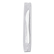 Solo Regal Mediumweight Cutlery, Individually Wrapped, Knife, White, 1,000/Carton (SCCMOW20007)