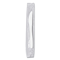 Solo Regal Mediumweight Cutlery, Individually Wrapped, Knife, White, 1,000/Carton (SCCMOW20007)