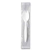 Solo Regal Mediumweight Cutlery, Individually Wrapped, Spork, White, 1,000/Carton (SCCMOW60007)