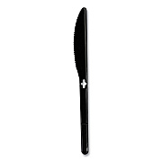 Knife WeGo Polystyrene, Knife, Black, 1000/Carton (WEG54101102)
