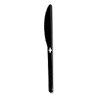 Knife WeGo Polystyrene, Knife, Black, 1000/Carton (WEG54101102)