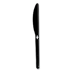 Knife WeGo Polystyrene, Knife, Black, 1000/Carton (WEG54101102)