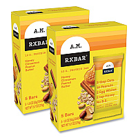 A.M. RXBAR Adult Bars, Honey Cinnamon Peanut Butter, 1.9 oz Bar, 5 Bars/Packs, 2 Packs/Carton (GRR60000748)