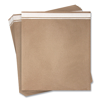 Elementree Expandable Mailer, Self-Adhesive Closure, 13.5 x 15.37 x 2.5, Kraft, 250/Carton (PRB01915)
