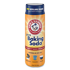 Arm & Hammer Baking Soda, 12 oz Refillable Shaker Canister, 6/Carton (CDC3320097531)