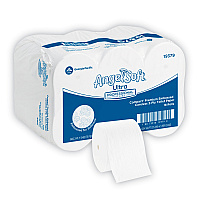 Georgia Pacific Professional Angel Soft ps Compact Coreless Premium Bathroom Tissue, 2-Ply, White, 660 Sheets/Roll, 18/Carton (GPC19379)