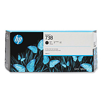 HP 738 (HEW498N8A) Black Original DesignJet Ink Cartridge