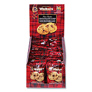 Walkers Shortbread Cookies, Chocolate Chip, 1.4 oz Pack, 2/Pack, 20 Packs/Box (OFX1537D)